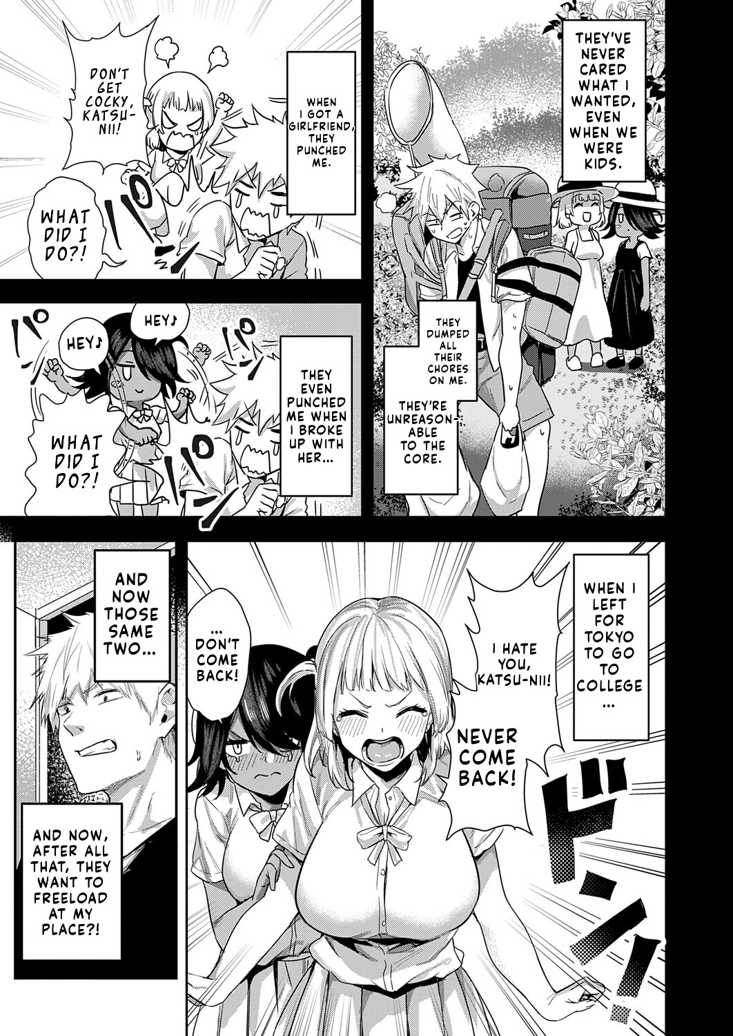 Hentai Manga Comic-Black and White Pet Gals-Read-3